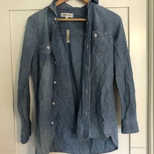 NEW Madewell denim top